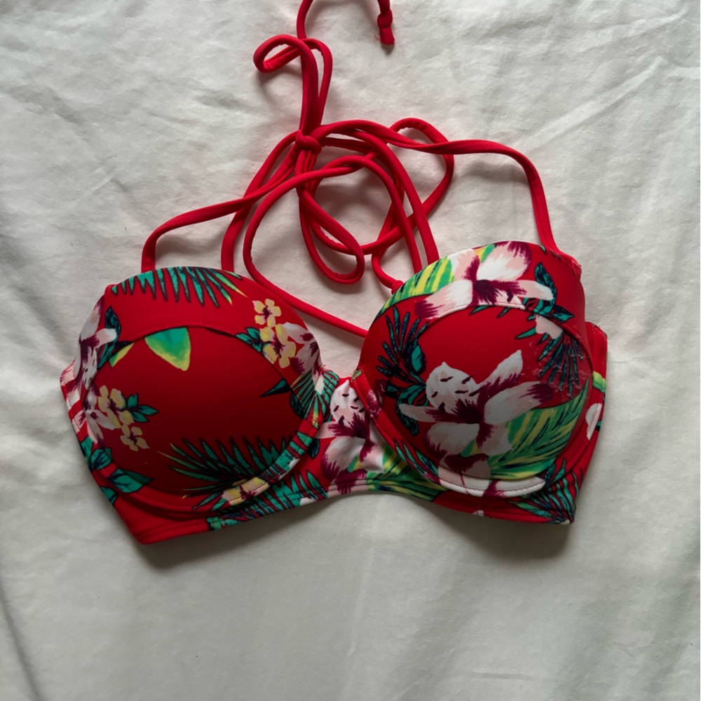 Abercrombie push up strappy bikini top